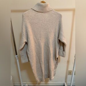 anthropologie turtleneck sweater dress